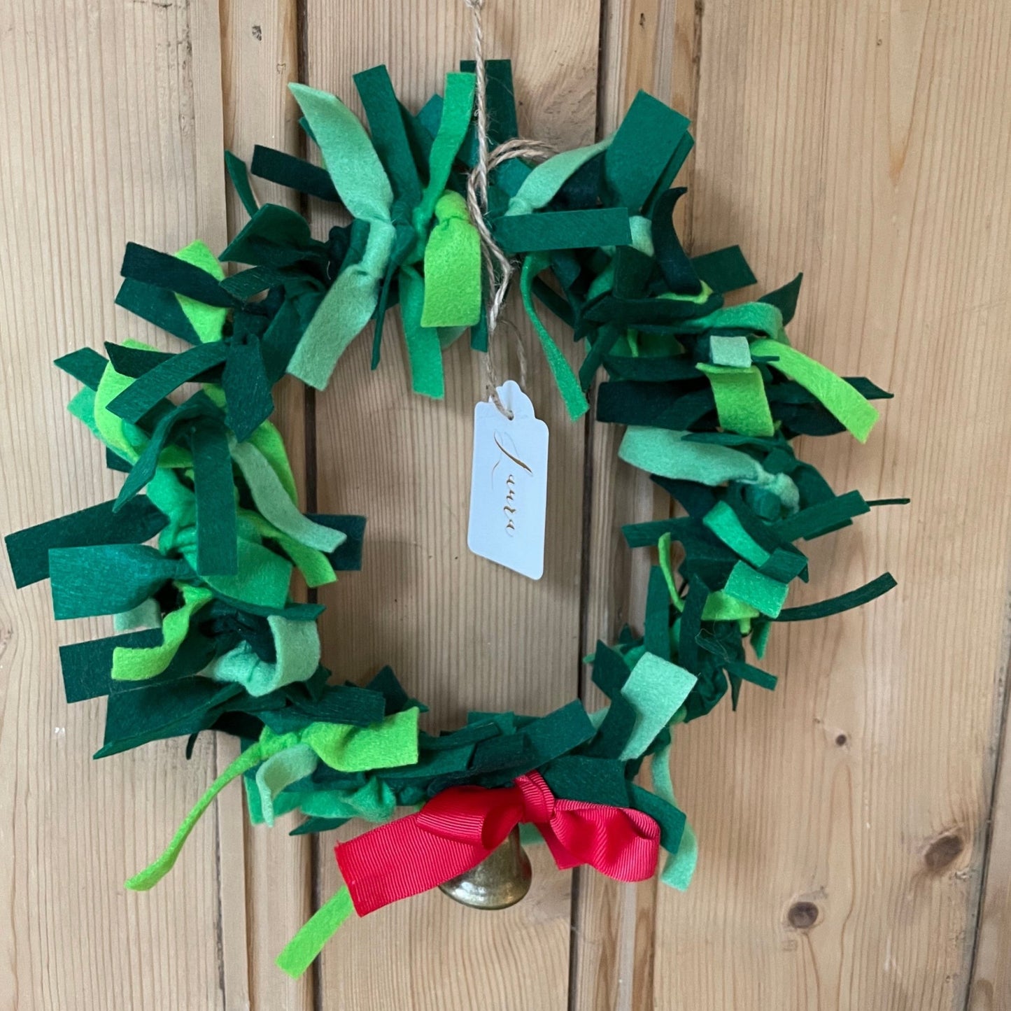 Christmas Felt Wreath kit - The Little Bramble Co