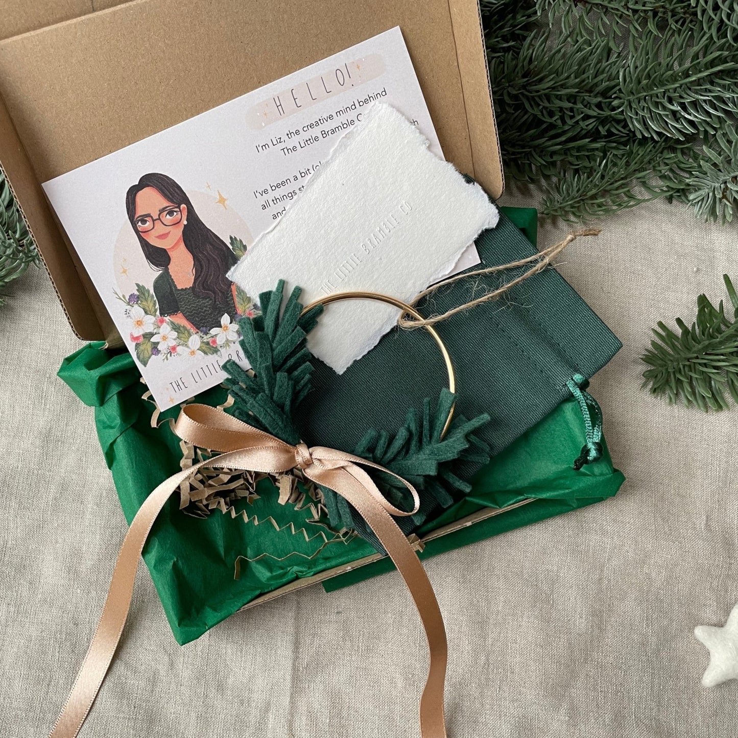 Mini Wreath Decoration - The Little Bramble Co
