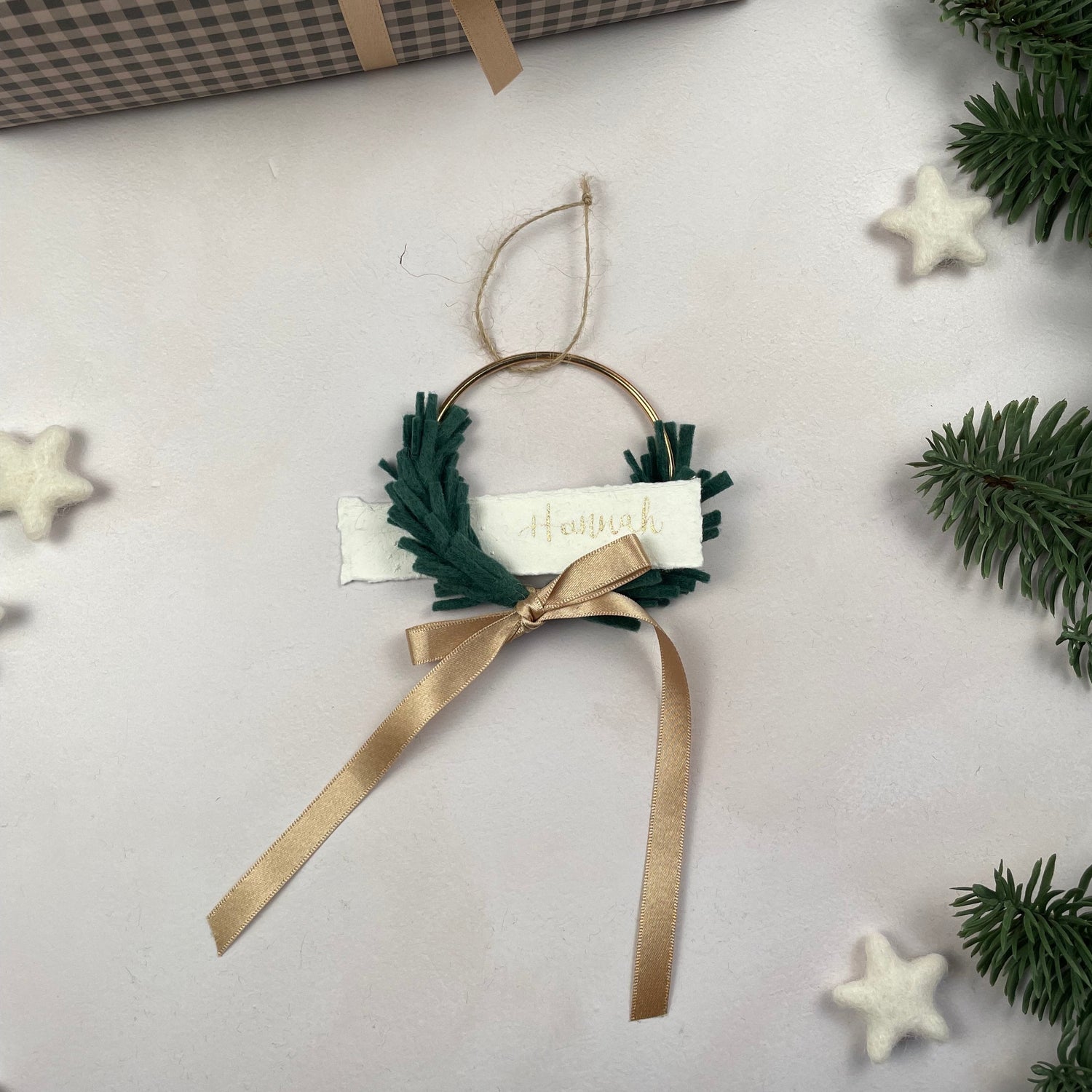 Handmade seasonal and Christmas decorations
