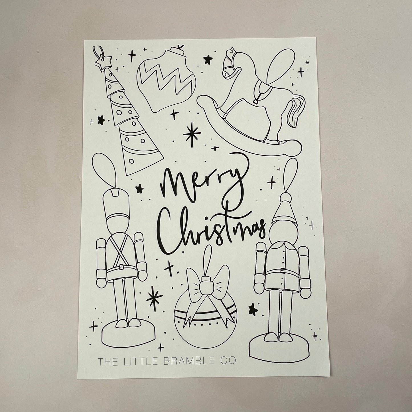 FREE A4 Christmas colouring sheet Digital Download!