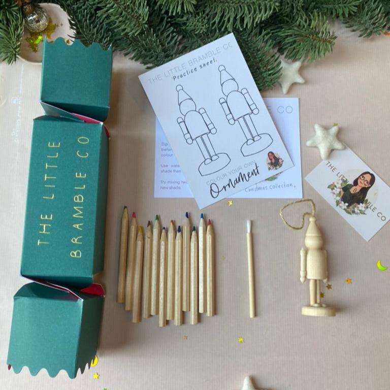 New Kit! Colour Your own Wooden Ornament - The Little Bramble Co