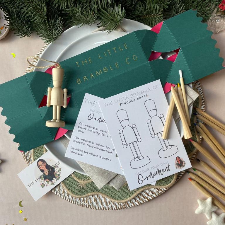 New Kit! Colour Your own Wooden Ornament - The Little Bramble Co