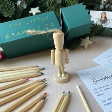 New Kit! Colour Your own Wooden Ornament - The Little Bramble Co